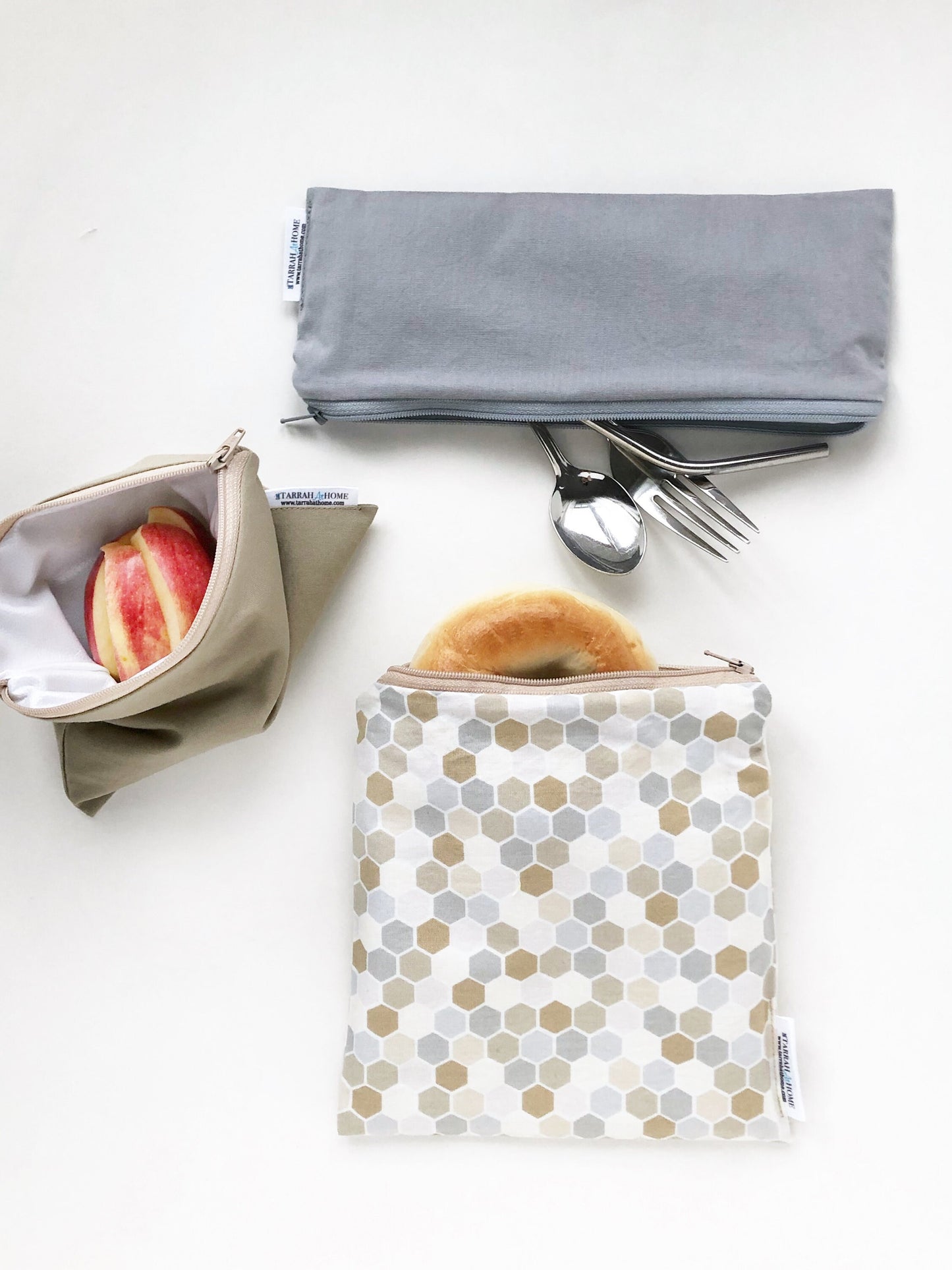 Reusable Neutral Kitchen and Picnic Bags