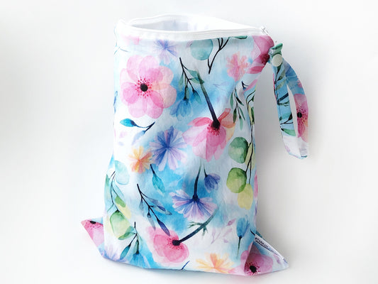 Watercolour Floral Wet Bag